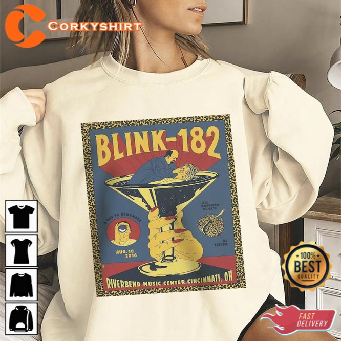 Blink 182 Music Rock Concert Vintage Shirt 2