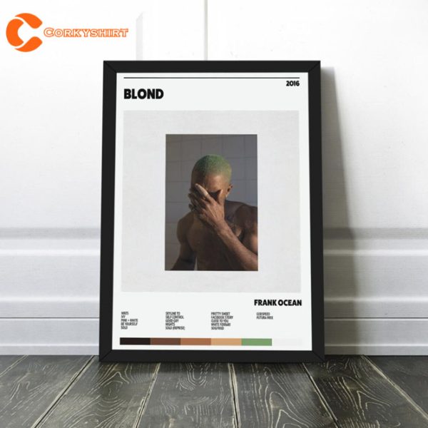 Blond – Frank Ocean Album Tracklist Poster