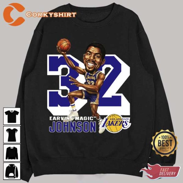 Blue Design Magic Johnson Leaker Player Unisex Sweatshirt