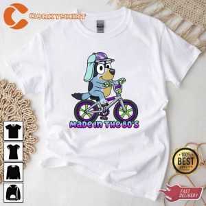 Bluey Family Bandit Made In The 80's Old School Cool Shirt