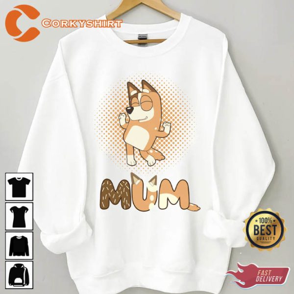 Bluey Family Chili Mum Vintage Sweatshirt