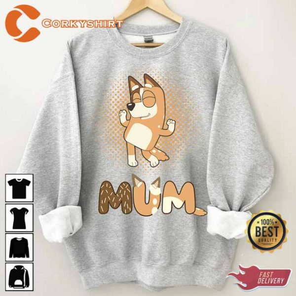 Bluey Family Chili Mum Vintage Sweatshirt