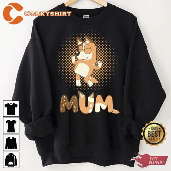 Bluey Family Chili Mum Vintage Sweatshirt