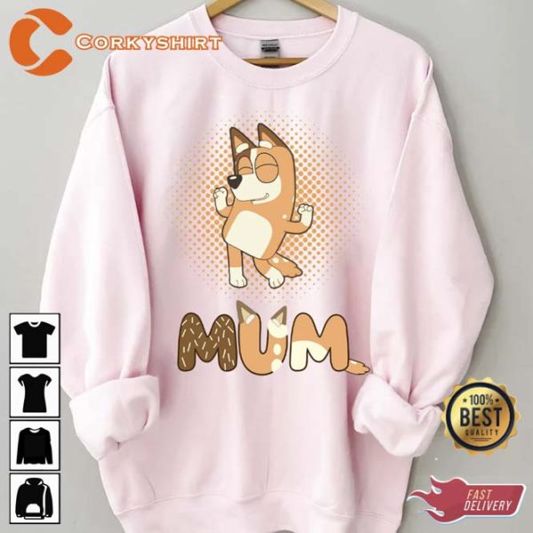 Bluey Family Chili Mum Vintage Sweatshirt