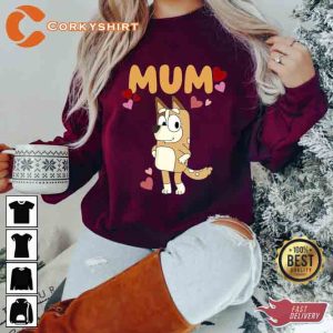 Bluey Family Cool Mun Crewneck Sweatshirt