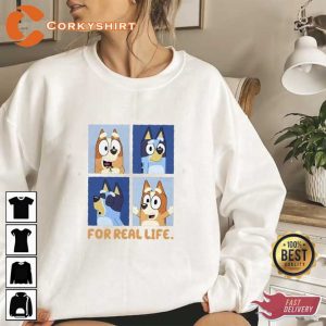 Bluey Family Friends For Real Life Sweatershirt