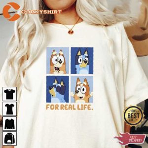 Bluey Family Friends For Real Life Sweatershirt2