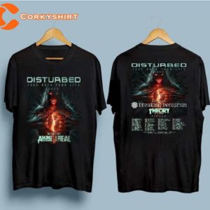 Breaking Benjamin Disturbed Take Back Your Life Tour 2023 Unisex T-Shirt