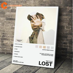 Brent Faiyaz – Lost Album Tracklist Poster