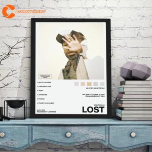 Brent Faiyaz - Lost Album Tracklist Poster