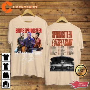 Bruce Springsteen E Street Band Tour 74th Anniversary 1949 2023 T-shirt