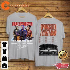 Bruce Springsteen E Street Band Tour 74th Anniversary 1949 2023 T-shirt
