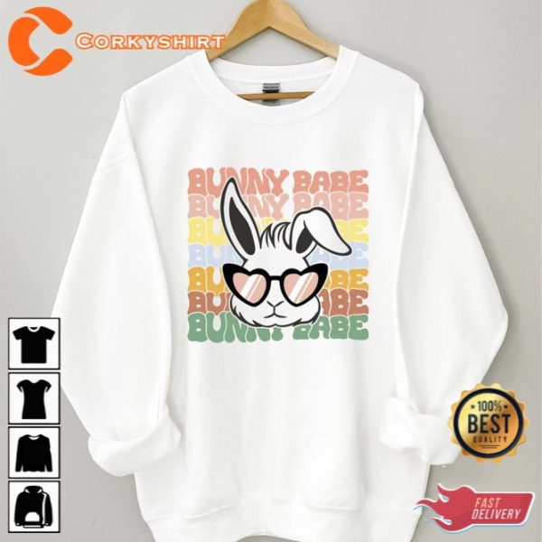 Bunny Babe Sweatshirt Gift For Easter Day