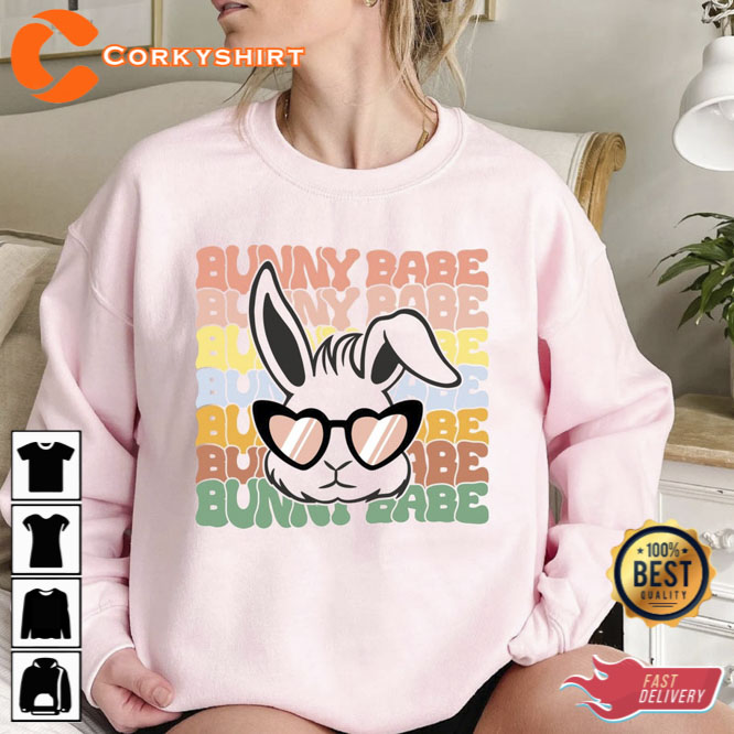 Bunny Babe Sweatshirt Gift For Easter Day 2