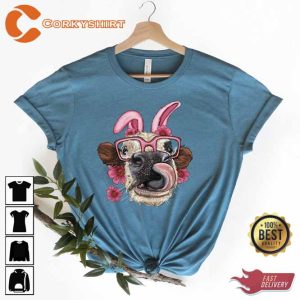 Bunny Ears Cow Head Shirt3