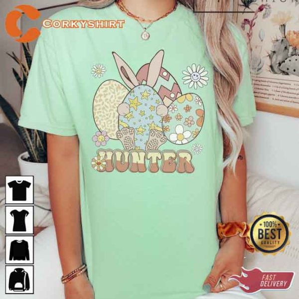 Bunny Egg Hunter Shirt For Easter