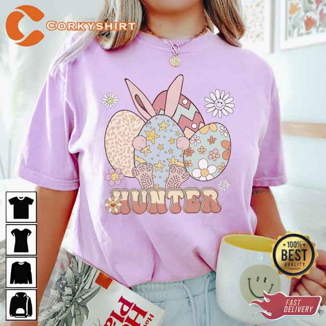 Bunny Egg Hunter Shirt For Easter
