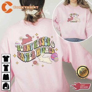 Bunny Kisses And Easter Wishes T-shirt