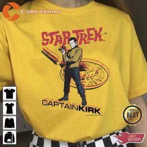 Captain Kirk Retro Star Trek Original Series Unisex T-Shirt