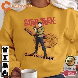 Captain Kirk Retro Star Trek Original Series Unisex T-Shirt