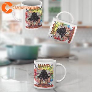 Cardi B Megan Wap Coffee Black King Mug