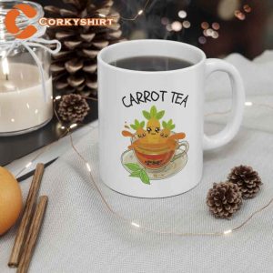 Carrot Tea Cute Ceramic Coffee Mug Printing (1)