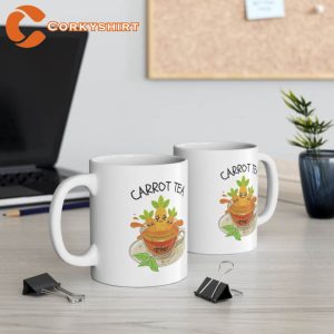 Carrot Tea Cute Ceramic Coffee Mug Printing (2)