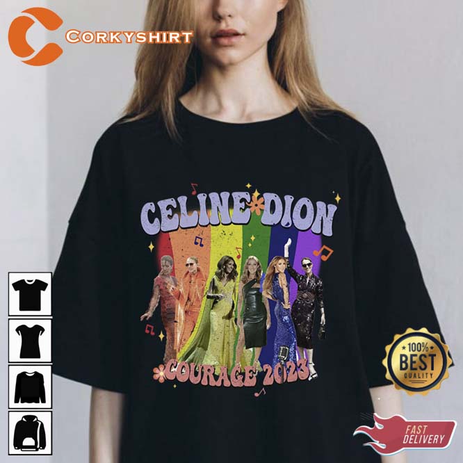 Celine Dion Courage 2023 Shirt1
