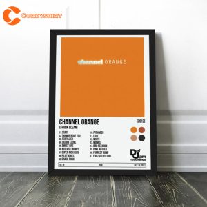 Channel Orange Poster Frank Ocean Album Tracklist Poster