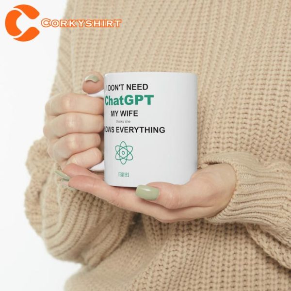 ChatGPT Artificial Intelligence Funny Coding Gift for Software Engineer Mug