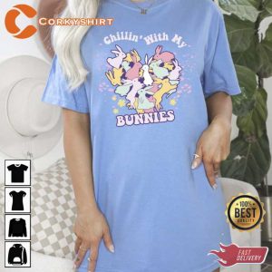 Chillin With My Bunnies Unisex Shirt01