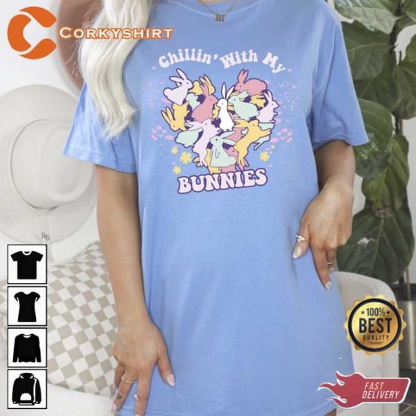 Chillin With My Bunnies Unisex Shirt