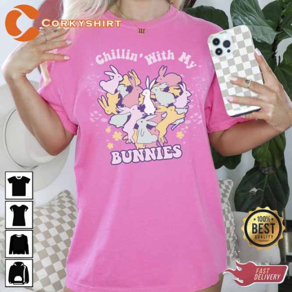 Chillin With My Bunnies Unisex Shirt