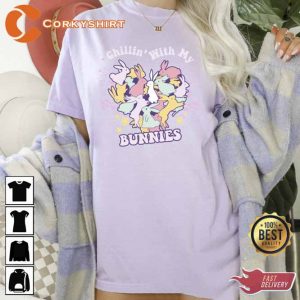 Chillin With My Bunnies Unisex Shirt06