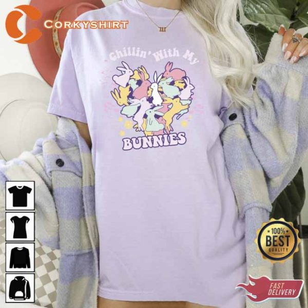 Chillin With My Bunnies Unisex Shirt