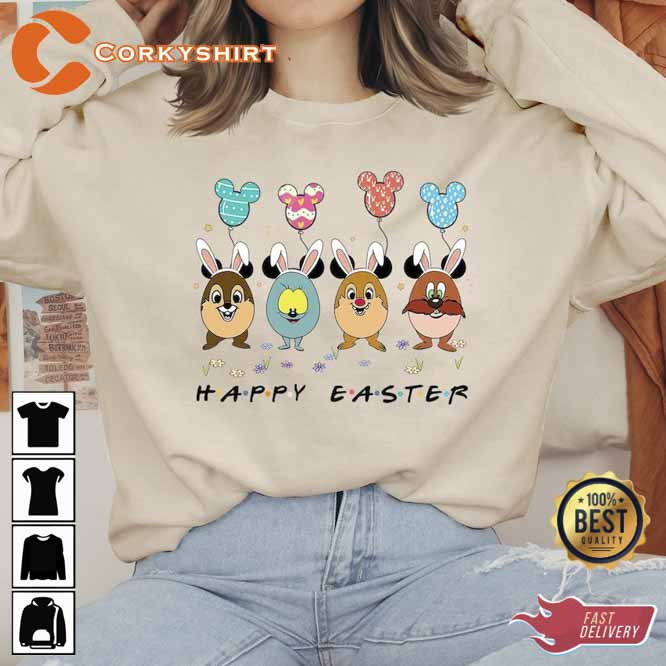 Chip And Dale Easter Eggs T-shirt