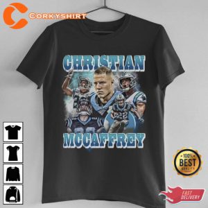 Christian McCaffrey CMC Retro Vintage Shirt 2