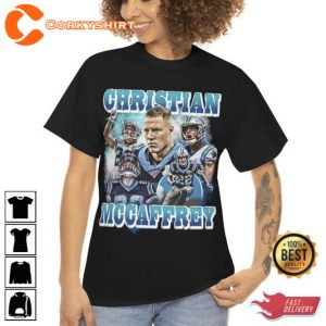 Christian McCaffrey CMC Retro Vintage Shirt 3