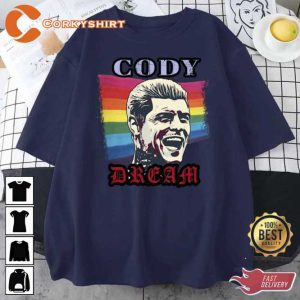 Cody Rhodes American Nightmare Rainbow Flag Unisex T-Shirt