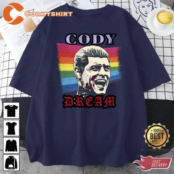 Cody Rhodes American Rainbow Flag Shirt