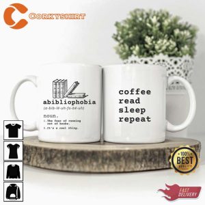 Coffee Read Sleep Repeat Book Lover Mug1