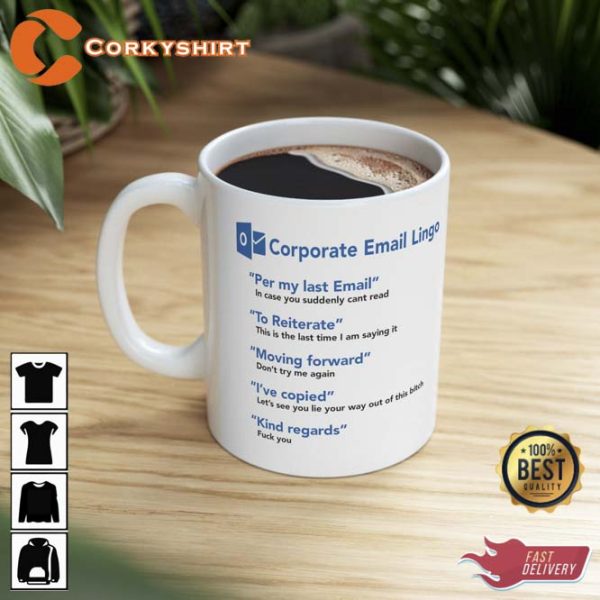 Corporate Email Lingo Coffee Mug