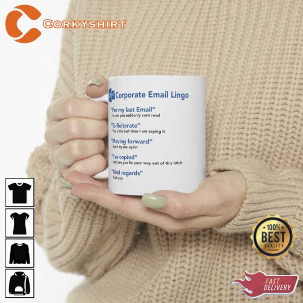 Corporate Email Lingo Coffee Mug