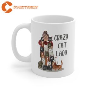 Crazy Cat Lady For Cat Lovers Kitchen Ware Mug