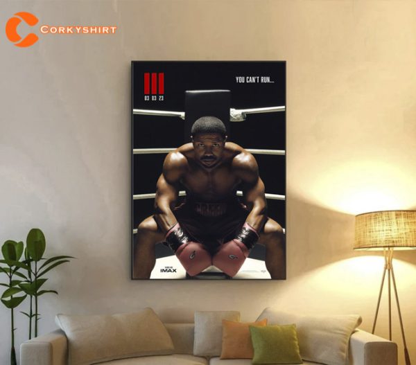 Jonathan Majors Michael B Jordan Creed 3 Poster Gift For Fan