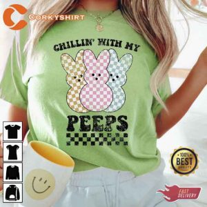 Cute Chilling With My Peeps Unisex Shirt