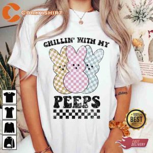 Cute Chilling With My Peeps Unisex Shirt4