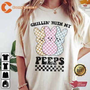 Cute Chilling With My Peeps Unisex Shirt5