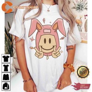 Cute Easter Bunnies Unisex T-Shirt3