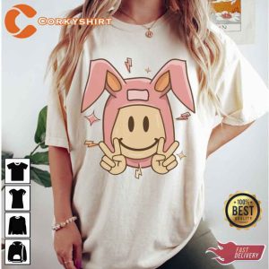 Cute Easter Bunnies Unisex T-Shirt5